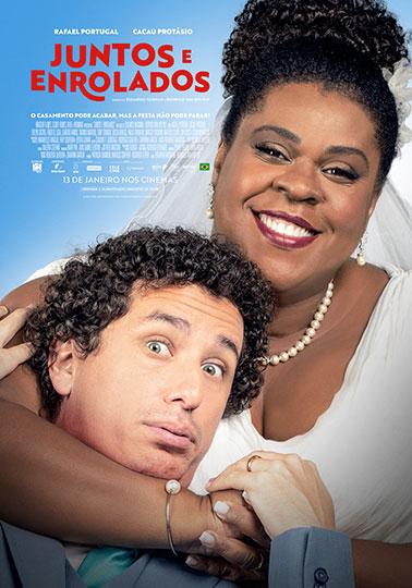 Cartaz do filme: Juntos e Enrolados dos diretores Eduardo Vaisman e Rodrigo Van Der Put