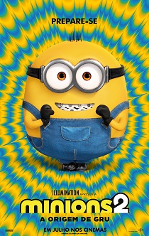 Cartaz do filme Minions 2: A Origem de Gru