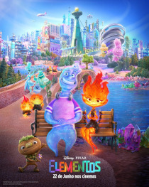 Cartaz do filme: Elementos, do diretor: Peter Sohn.